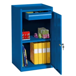 Työkalukaappi SERVE 1 vetolaatikko, 900x500x450 mm, sininen