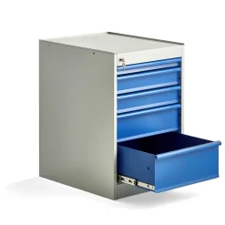 Työkalulaatikosto SOLID Lattiamalli, 5 laatikkoa, 800x535x670 mm