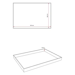 Työkaluvaunu MOVE 3 hyllytasoa, 1 vetolaatikko, 850x480x1000 mm