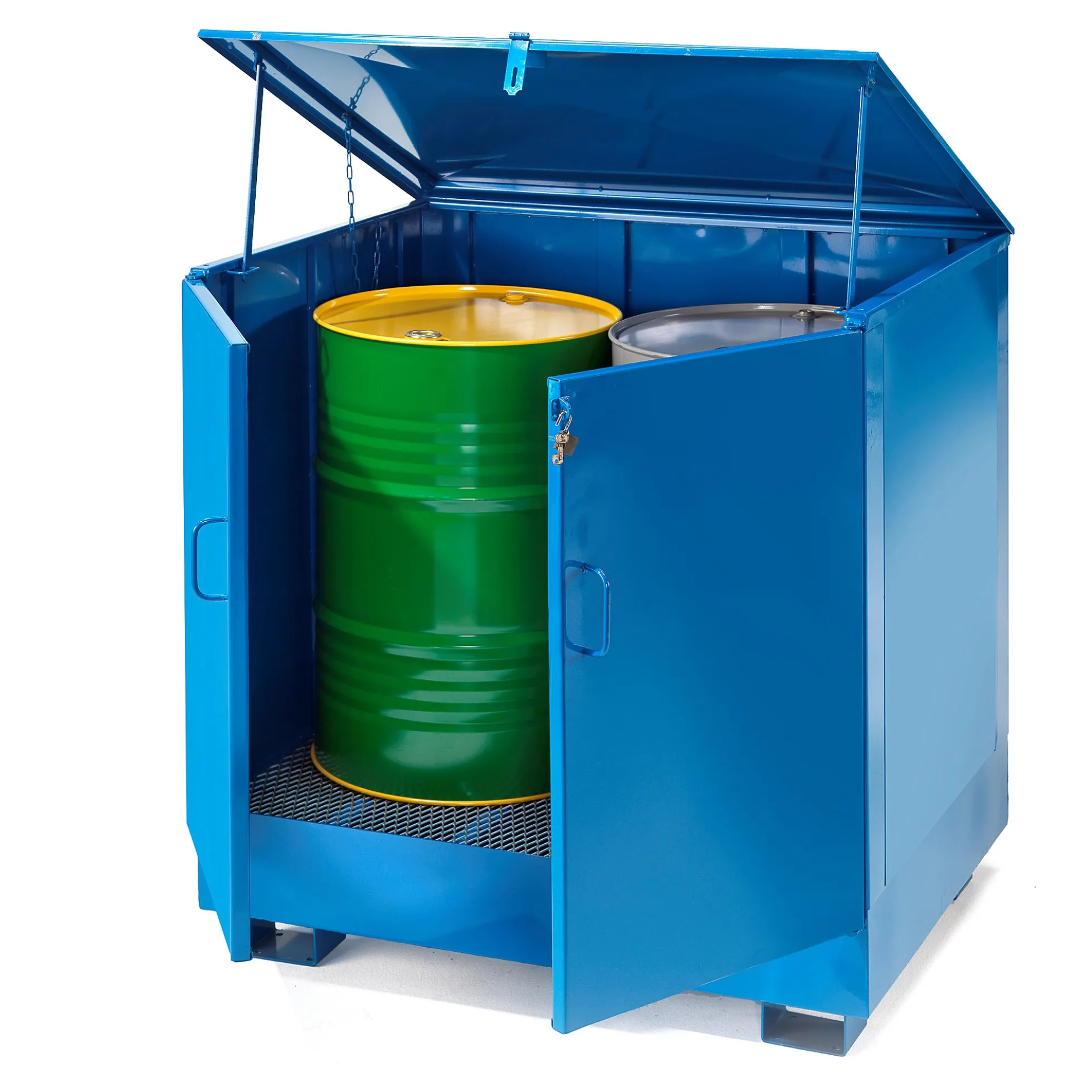 Tynnyrikaappi kahdelle tynnyrille 1400x1350x950 mm, 260l