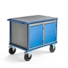 Työpenkki MOBILE Pyörällinen, 2 kaappia, 875x1000x700 mm