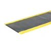 Työpistematto SECURE Leveys: 910 mm, metritavara, musta, keltainen