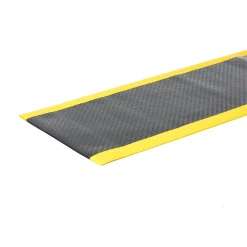 Työpistematto SECURE Leveys: 910 mm, metritavara, musta, keltainen