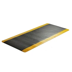 Työpistematto SUPER Rasitusta vähentävä, metritavara, leveys: 910 mm, keltainen, musta