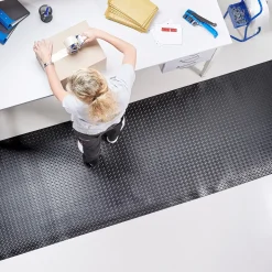 Työpistematto SUPER Rasitusta vähentävä, 3000x910 mm, musta