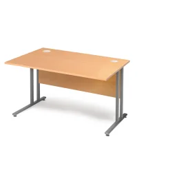 Työpöytä FLEXUS Suora pöytälevy, etulevy, 1200x800 mm, pyökkilaminaatti