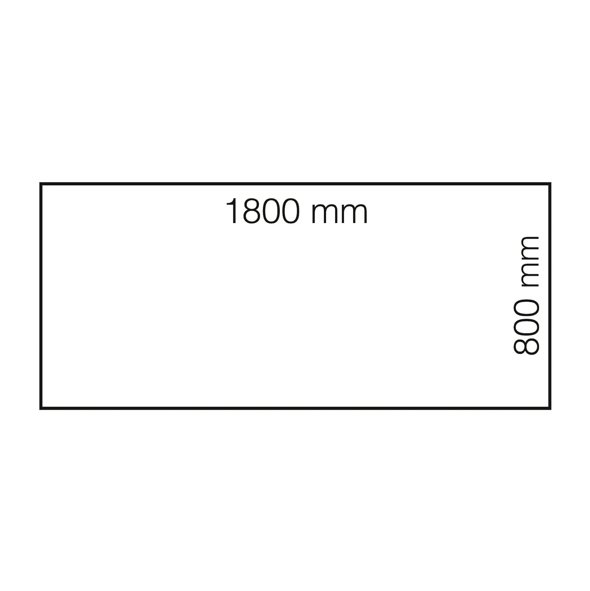 Työpöytä QBUS Kiinteä korkeus, O-jalusta, 1800x800 mm, hopeanharmaa jalusta, koivu