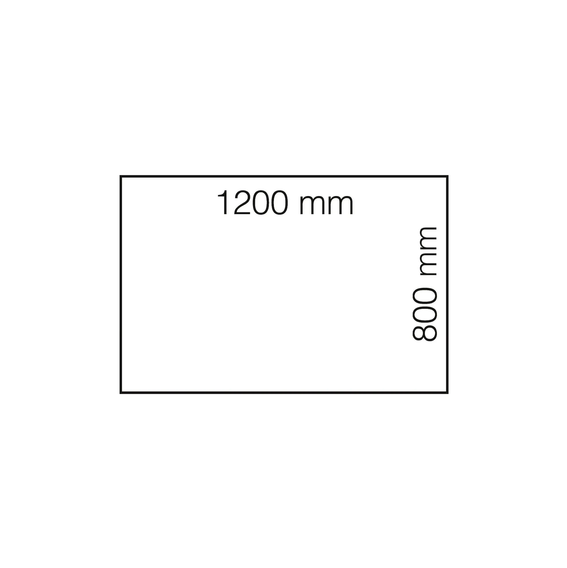 Työpöytä QBUS Suora pöytälevy, 1200x800 mm, T-jalusta, valkoinen jalusta, musta
