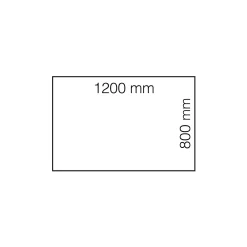 Työpöytä QBUS Suora pöytälevy, 1200x800 mm, T-jalusta, valkoinen jalusta, tammi