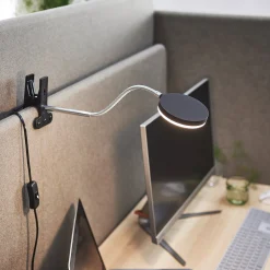 Työpöytävalaisin led FLEX CLIP Kiinnitetään pöydän reunaan, musta