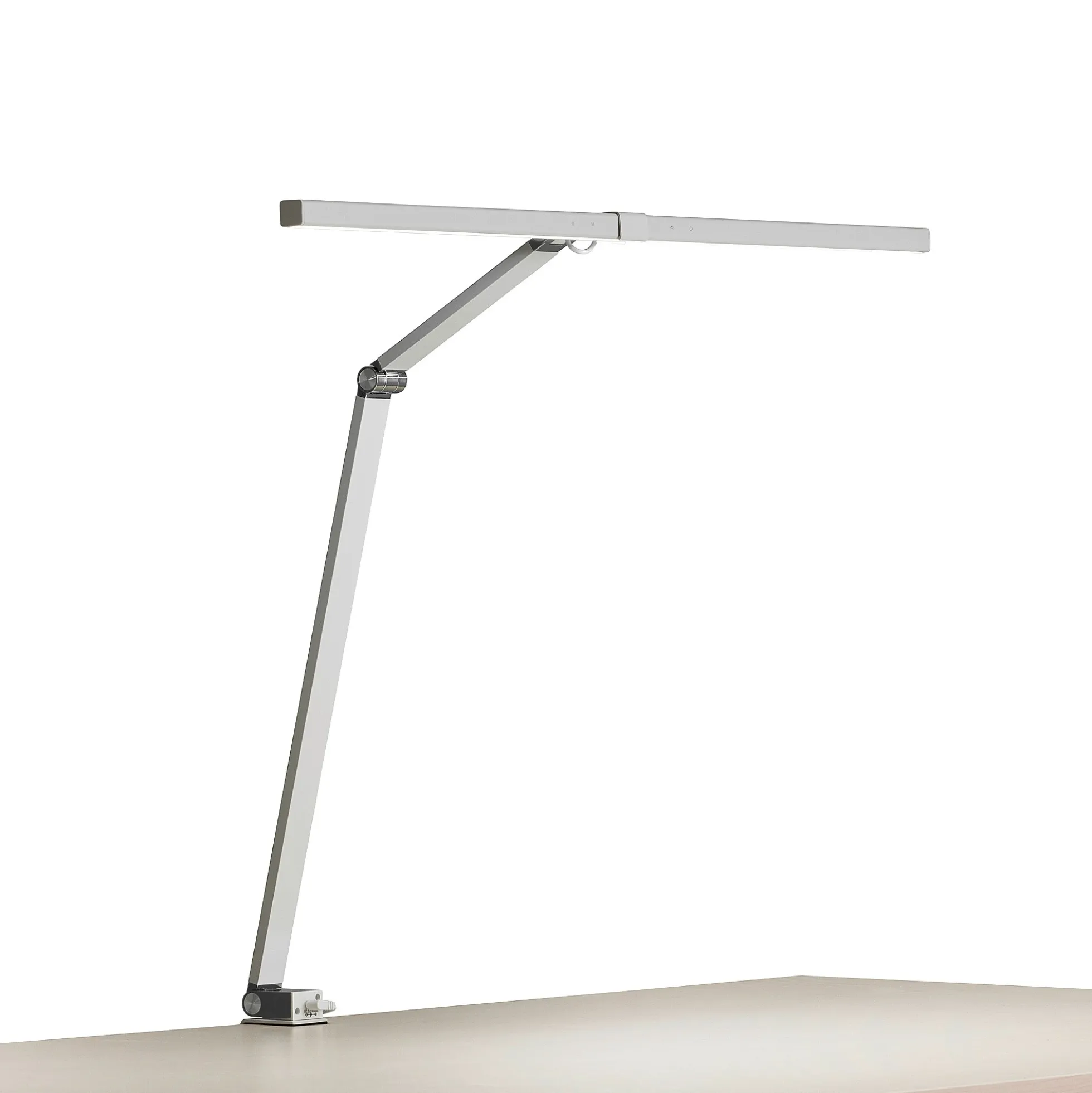 Työpöytävalaisin SCREENLITE LED, pöytäkiinnike, valkoinen