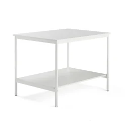 Työpöytä 1200x900x900 mm, valkoinen, valkoinen