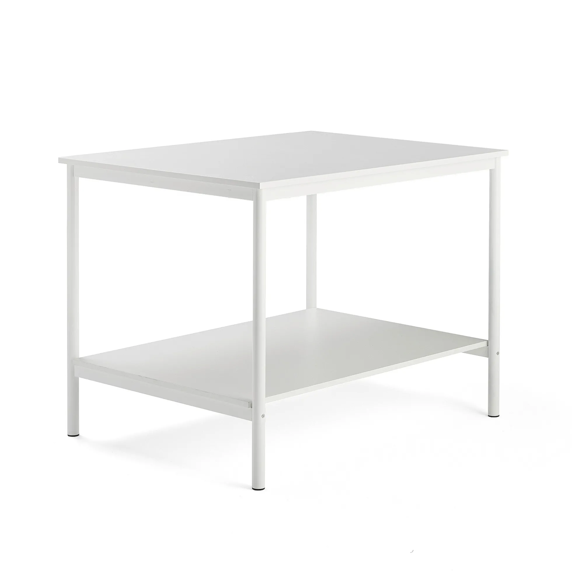 Työpöytä 1200x900x900 mm, valkoinen, valkoinen