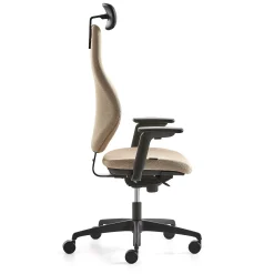 Työtuoli HURRAY Korkea selkänoja, hiekanvärinen