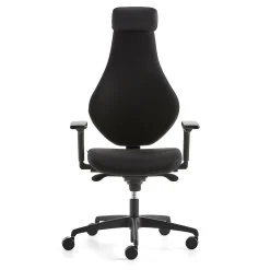 Työtuoli HURRAY Korkea selkänoja, musta