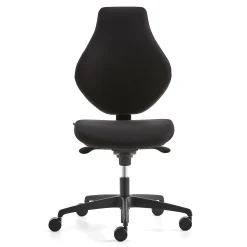 Työtuoli HURRAY Matala selkänoja, musta