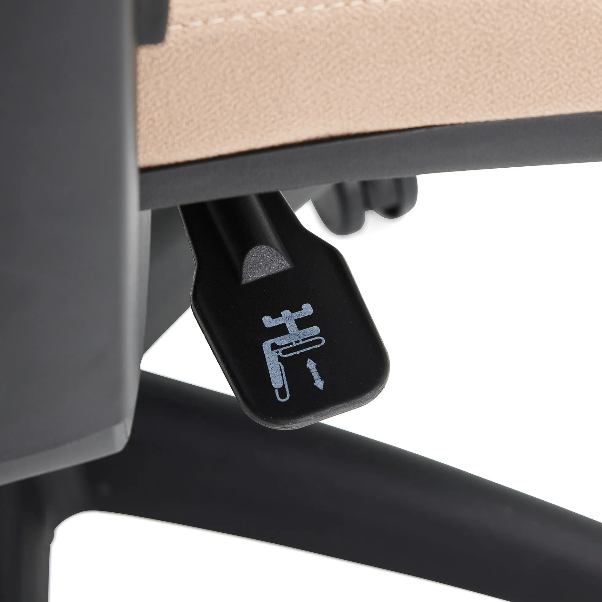Työtuoli STANLEY Niskatuki, säädettävät käsinojat, ristiseläntuki, beige