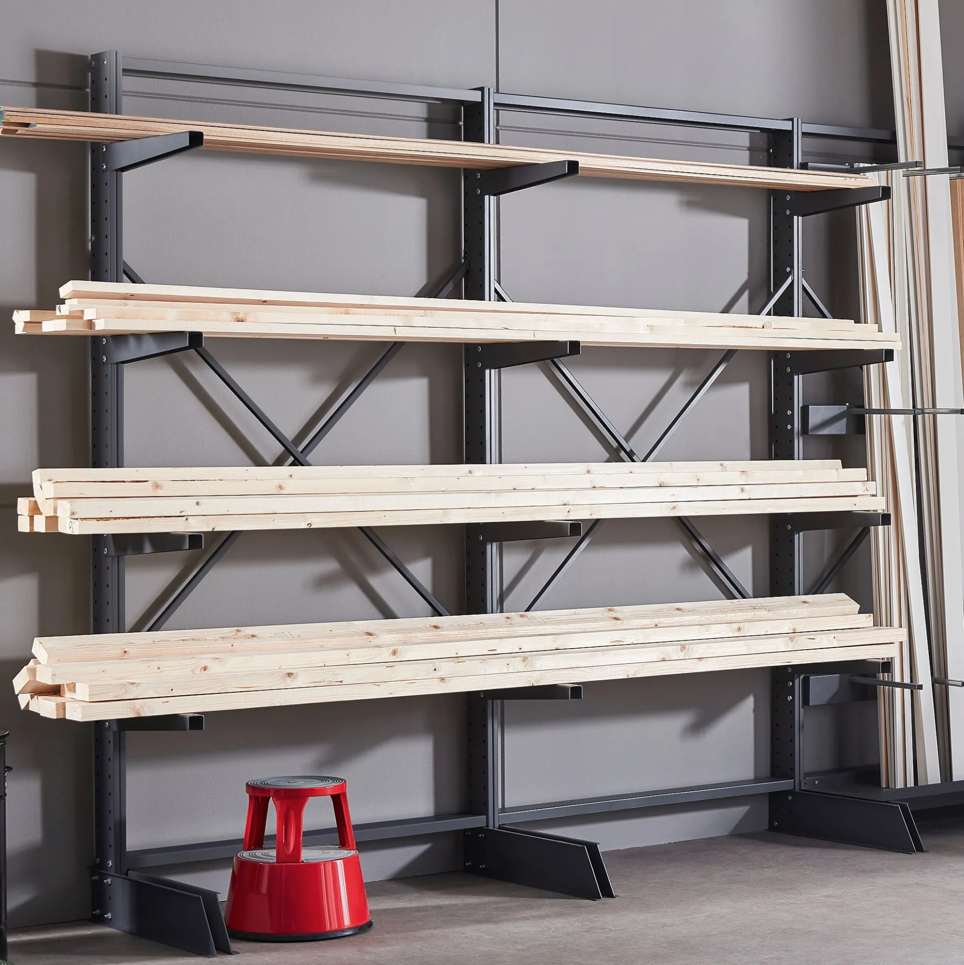Ulokehylly PLUS Yksipuolinen, jatko-osa, 2500x1288 mm