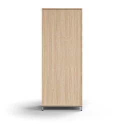 Vaatekaappi QBUS Lukollinen, vaatetanko, jalusta, 2020x800x570 mm, hopea, tammi