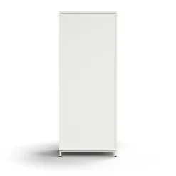 Vaatekaappi QBUS Lukollinen, vaatetanko, jalusta, 2020x800x570 mm, valkoinen