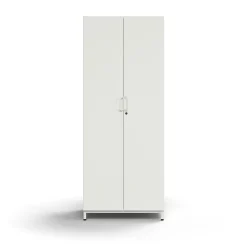 Vaatekaappi QBUS Lukollinen, vaatetanko, jalusta, 2020x800x570 mm, valkoinen