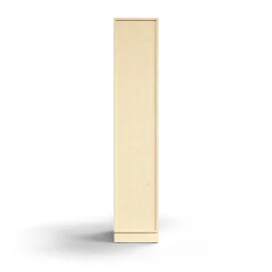 Vaatekaappi QBUS Lukollinen, vaatetanko, sokkeli, 2020x400x570 mm, koivu