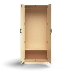 Vaatekaappi QBUS Lukollinen, vaatetanko, sokkeli, 2020x800x570 mm, koivu
