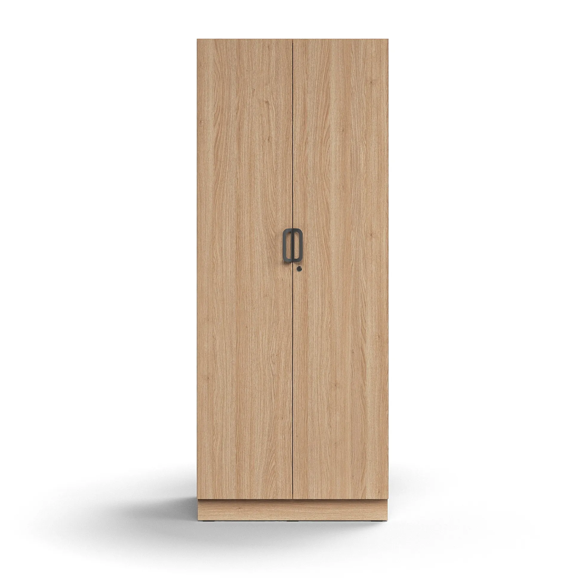Vaatekaappi QBUS Lukollinen, vaatetanko, sokkeli, 2020x800x570 mm, tammi