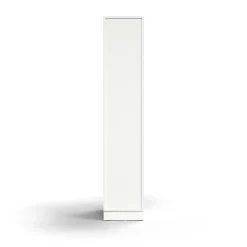 Vaatekaappi QBUS Lukollinen, vaatetanko, sokkeli, 2020x400x570 mm, valkoinen