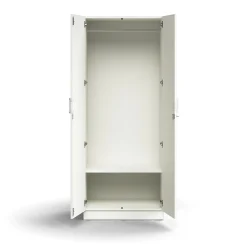 Vaatekaappi QBUS Lukollinen, vaatetanko, sokkeli, 2020x800x570 mm, valkoinen