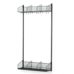Vaateteline TRÅD Perusosa, seinämalli, 900x2000 mm, tummanharmaa
