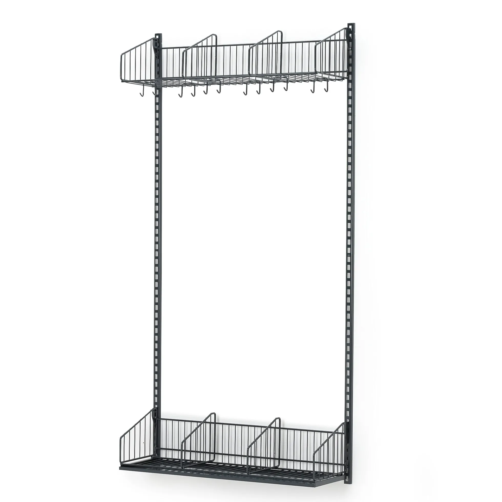 Vaateteline TRÅD Perusosa, seinämalli, 900x2000 mm, tummanharmaa