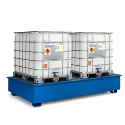 Valuma-allas kahdelle IBC-kontille 2530x1310x450 mm, 1200 litraa