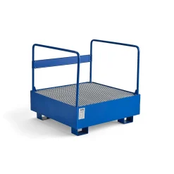 Valuma-allas yhdelle tynnyrille Ritilätaso, kaiteet, 950x950x910 mm, 220 litraa