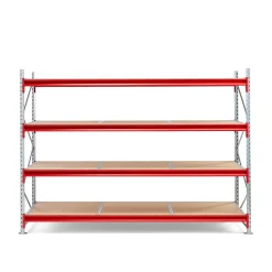Varastohylly TOUGH Perusosa, 2000x2800x1000 mm, 4 lastulevyä