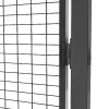Verkkoseinäovi X-STORE Sis. pystypylväät, oikea, 3400x1000 mm, riippulukko