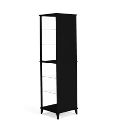 Vitriini Lattiamalli, 1840x500x500 mm, musta