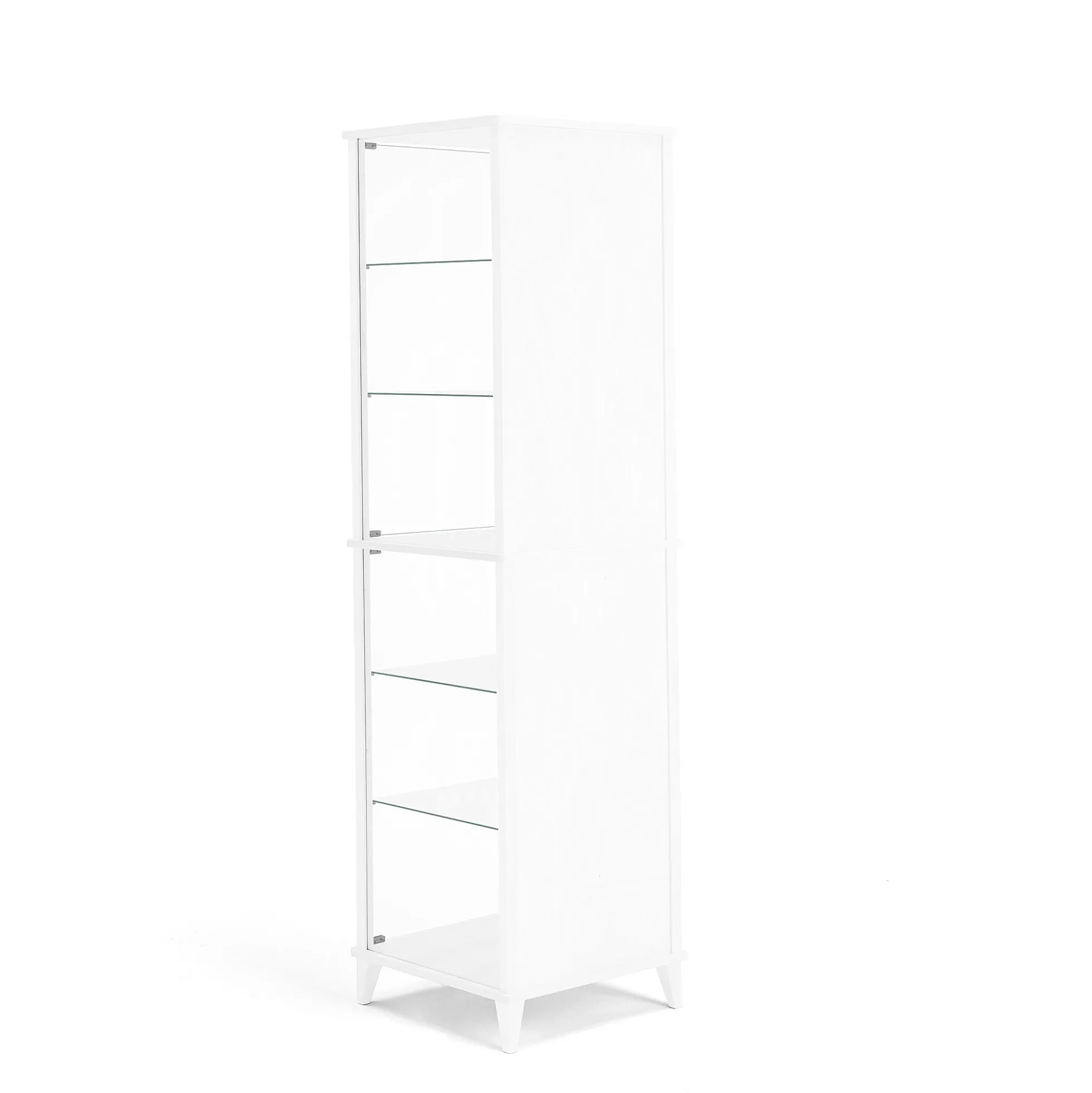Vitriini Lattiamalli, 1840x500x500 mm, valkoinen