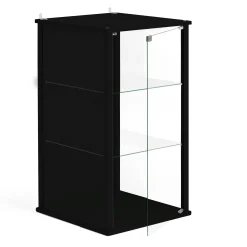 Vitriini Seinään kiinnitettävä, 920x500x500 mm, musta